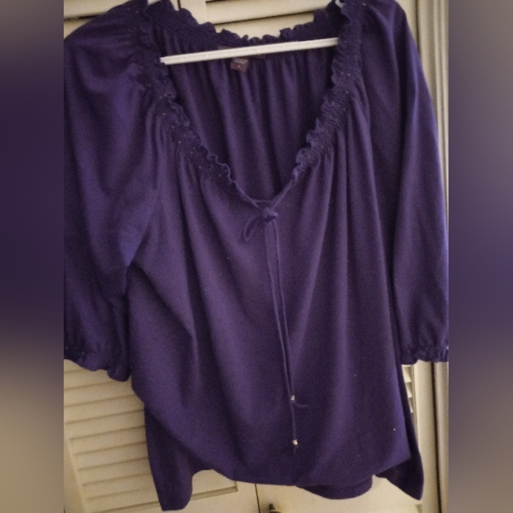 Two ruffle tops